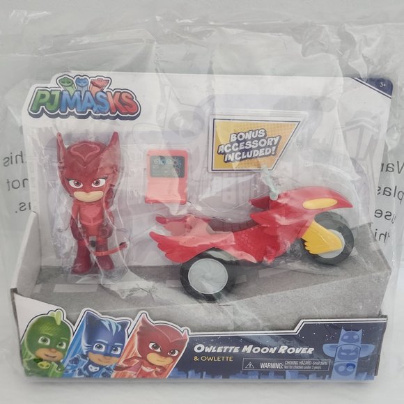PJ Masks Owlette Moon Rover Vehicle & Owlette + Bonus Accessory by Just Play New - Picture 5 of 7